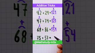 Addition Tricks .#addition #maths #basicproblems #mathtips #mathproblem #mathmatics #mathas