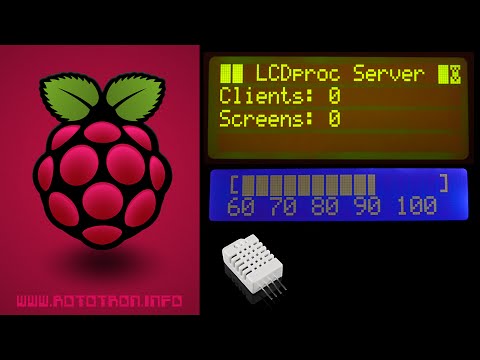 LCDProc Tutorial for Raspberry Pi with Python Clients