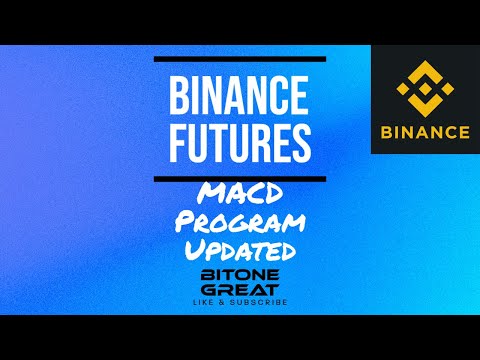 Updated MACD Program Python Code for #Binance #Futures #API