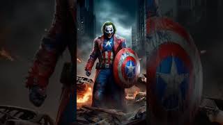 What If Captain America Was the Joker?#CaptainJoker #MarvelDCFusion #WhatIf #shorts #newvideos