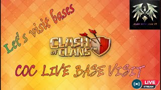 Clash Of Clans Live BaseVisit |Let's Visit Bases| #basevisit