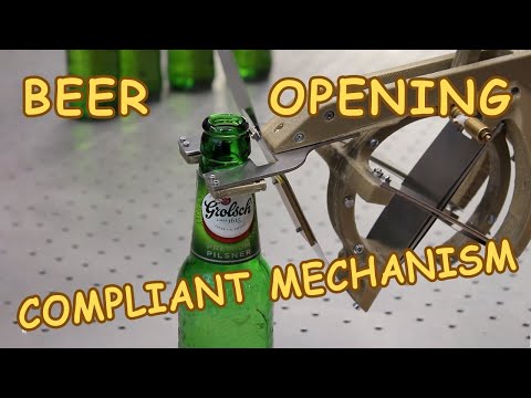 World's First Beer Opening Compliant Mechanism