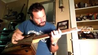 Deepseed Guitars Electric Demo- Handcrafted- Cigar Box Guitar Style