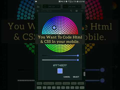 how to code html and css in mobile|mobile app for html and css code#shorts#trending #viral #htmlcss