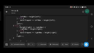 Trapping Rainwater Problem Explained | Efficient C++ Solution (Step-by-Step)