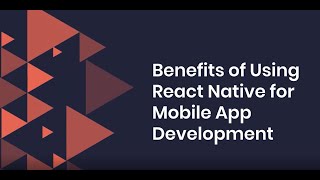 Benefits of Using React Native for Mobile APP Development  | BoTree Technologies
