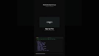 Sign Up Free button in #css #code #development #professional #webdev #uiux #frontend #indie