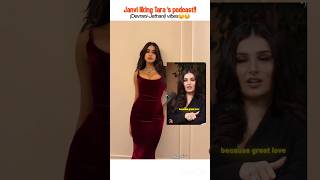 janvi liking reel about tara🫠🫠#tarasutaria #janhvikapoor