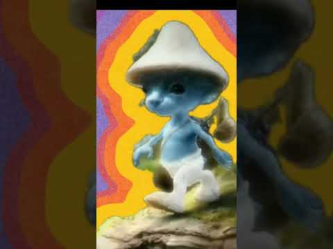 Smurf cat in a forest? #meme #smurfcat #funny