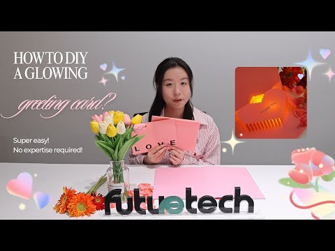 Valentine's Day How to DIY a glowing greeting card