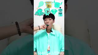 ASMR Eating Sounds MUKBANG 🤤💙 #shorts #mukbang #asmr