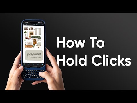 How to Hold Clicks for Optimal Comfort