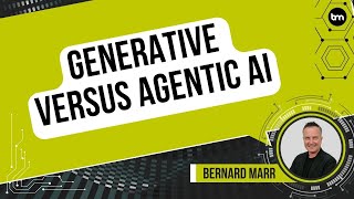What Is The Difference Between Generative AI And Agentic AI?