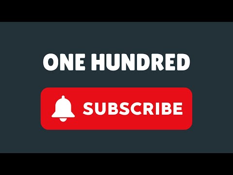 One hundred subscribers achieved.