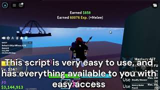🐉W-AZURE Blox Fruits Script/Hack | Autofarm, Mastery Farm, ESP, Auto Draco V4 Trial Auto Beli NO KEY