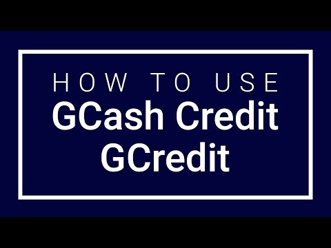 How to use GCash Credit - GCredit