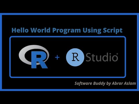 R Programming | Simple Program using Scripting in R