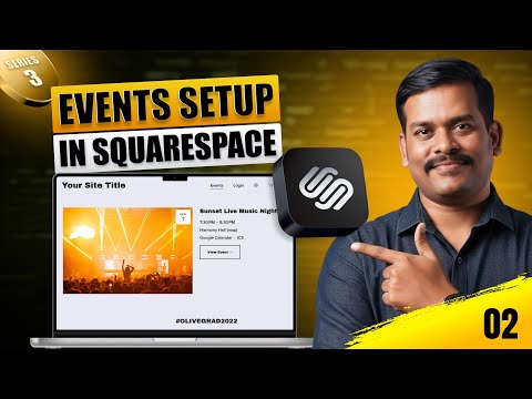 How to Add Events in Squarespace | Events Page Tutorial for Beginners