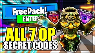 ALL *7* NEW SECRET OP CODES! Ninja Legends 2 Roblox