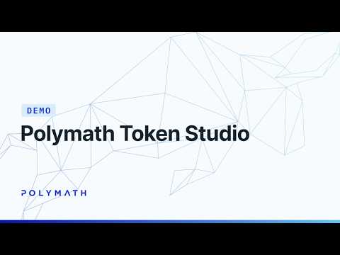 Polymath Token Studio Demo on Ethereum
