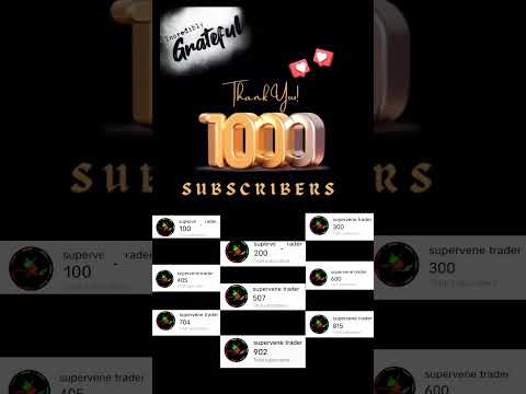 Celebrating 1k Subscribers! 🚀 #1kSubscribers #ThankYou #MilestoneCelebration #celebration