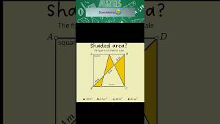Shaded Area? #maths #olympiad #challenge #oxford #harvard #wildlife #inglaterra #mathematics