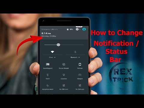 How to Change Android Notification Bar with any version (No Root) || Rex Trick || rextrick ||