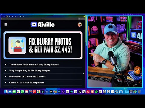 Fix Blurry Photos Using Canva AI + Get Paid $2,485!?