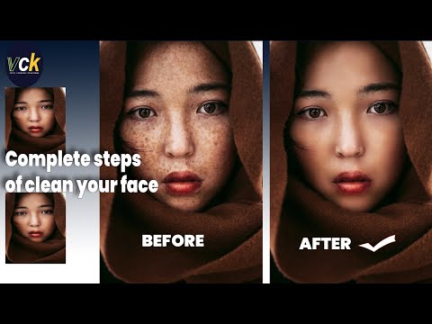 Remove face pimples in photoshop in hindi |how to remove pimple marks from face in photoshop| pimple