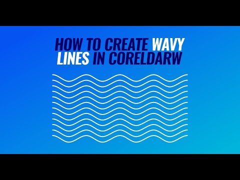 How to create wavy lines in CorelDraw