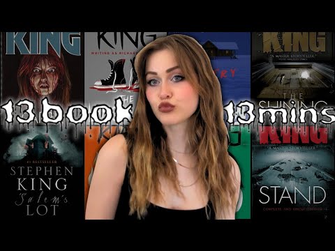 reviewing every Stephen King book i read in 1min each 🧛🏻‍♀️🪓
