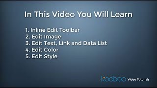 Kooboo Website Builder Tutorial 3: Inline Edit