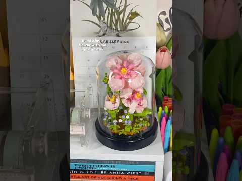build lego flower with me 🌸✨ #legoflowers #buildingblocks #shrmnsrh #flowers