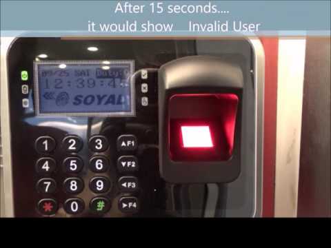 C03005-EN_【SOYAL】《System integration》Double Fingerprint Check Access