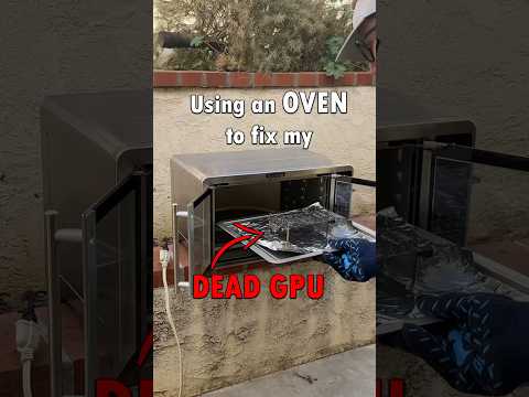 Can an OVEN fix my dead GPU? Part 1 #pcs #pcbuild