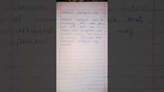 Define Artificial intelligence? What is AI? #handwriting