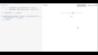 oninput event on range slider in Chrome