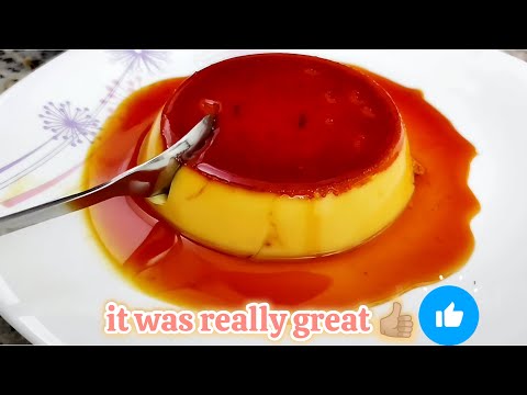 Cream caramel dessert is my favorite dessert!💯   very delicious and beautiful dessert
