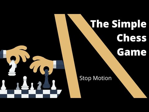 The Simple Chess Game | Fun Stop Motion | TeChai