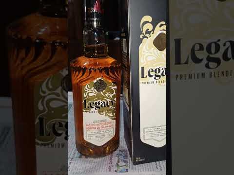 Legacy Premium Blended Whiskey// #whiskey #legacy