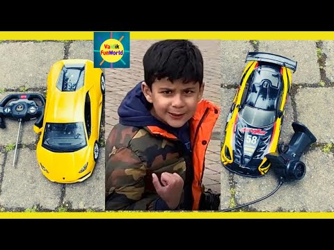 lamborghini toy car remote control race| Remote Control Toy Car Race | Father vs Son Challenge