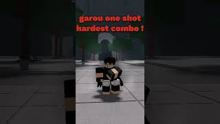 HARDEST GAROU COMBO ! #roblox #tsb #thestrongestbattleground