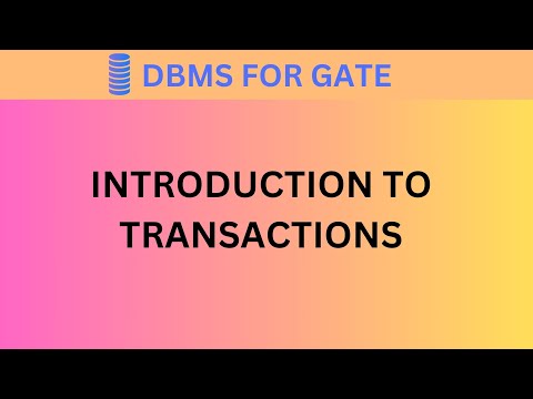 Introduction To Transaction in DBMS.