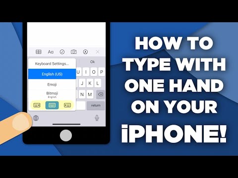 ONE HANDED KEYBOARD on your iPHONE! | iOS Tips | Virtua Computers 365 Days of Tips