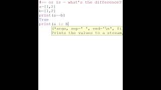 Are You Using == and is Wrong in Python? 😬 #shorts #learnpython