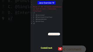 Day 26 | functional interface very powerful in java