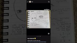 tutorial on how i draw eyes 👀