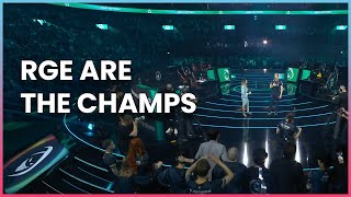 RGE Odoamne's speech after winning the LEC