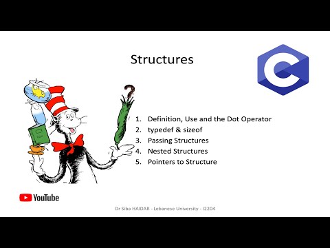 C – Structures (struct): Essentials for Linked Lists (I2204 ch 3 complete)