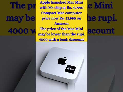 APPLE'S Mac Mini M4 Chip Now Cheaper in India on Amazon? #apple #amazon #shorts #coding